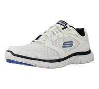 Skechers Flex Advantage 4.0, Sneaker Basse Homme, WBK, 44 EU