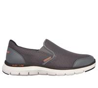 Skechers Flex Advantage 4.0 - Tuscan Chaussures Moyen Width en Gris Anthracite/Orange, Pointure 44