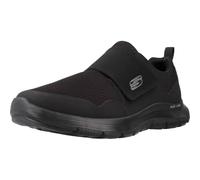 Skechers Baskets homme 894159-BBK - Noir - Lacets - Semelle plate - Taille 41