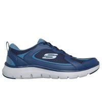 Skechers Flex Advantage 5.0 - Correl Chaussures Moyen Width en Bleu Marine/Bleu, Pointure 47.5, Vegan, Lavable en machine