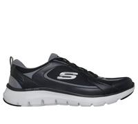 Skechers Flex Advantage 5.0 - Correl Chaussures Moyen Width en Noir/Gris, Pointure 42, Vegan, Lavable en machine