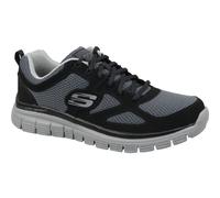 Skechers Flex Agoura Chaussures De Sport Baskets Basses Respirant Hommes-Noir/Gris-48.5