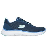 Skechers Flex Appeal 5.0 - New Path Chaussures Moyen Width en Bleu Marine/Bleu, Pointure 39.5, Vegan, Lavable en machine