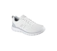 Skechers Burns - Agoura Chaussures Moyen Width en Blanc/Gris, Pointure 43