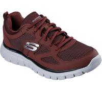 Skechers Flex Burns Agoura Trainers Mens Bourgogne 8.5 (42.5) Male