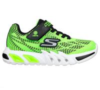 Skechers Flex-Glow Elite - Vorlo Chaussures Moyen Width en Vert-Lime/Noir, Pointure 30