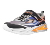 SKECHERS Baskets 'FLEX-GLOW ULTRA' bleu / gris / orange / noir, Taille 34