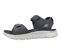 Skechers - Flex Sandales Plates - Homme - Chaussures - Bleu - Taille: 46 EU