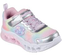 Skechers 302315l Smlt Basket, Silver Synthetic Mesh, 35 EU