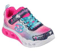 Skechers Flutter Heart Lights - Simply Love Chaussures Moyen Width en Bleu Marine, Pointure 28.5