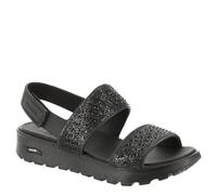 Skechers Foamies Arch Fit Footsteps avec strass, noir, 37 EU