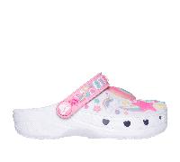Skechers Foamies: Heart Charmer - Girly Land Chaussures Moyen Width en Blanc, Pointure 22