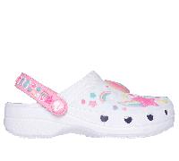 Skechers Foamies: Heart Charmer - Girly Land Chaussures Moyen Width en Blanc, Pointure 27.5