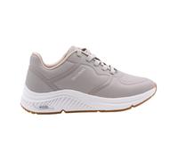 Skechers Femme Arch Fit Mile Makers Basket, Taupe Duraleather/Hot Melt Trim, 38 EU
