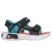 Skechers Game Kicks: Power Splash - Hydro Gamer Chaussures Moyen Width en Noir, Pointure 27.5, Lavable en machine
