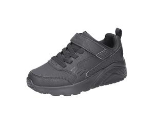Skechers Garçon 403671l Noir Basket, Bordure Noire Synthétique, 33.5 EU