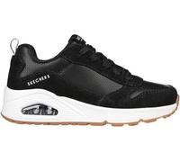 Skechers Garçon 403677l Bkw Basket Uno Stacre, Noir Blanc 35 EU