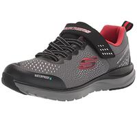 Skechers Garçon 403847l Ccbk Basket, Charcoal Textile Noir Trim, 27 EU
