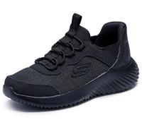 Skechers Baskets Bounder Brisk-Burst garçon Textile synthétique Noir bordure noire 1 UK