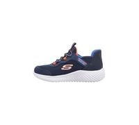 Skechers Garçon Bounder Brisk-Burst, Navy Blue, 21 EU
