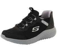 Skechers Garçon Bounder Brisk-Burst Slip-In ENTRAINEUSE, Black Synthetic / Textile / Charcoal Trim, 34 EU
