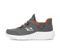 Skechers Garçon Bounder Brisk-Burst, Charcoal Orange, 21 EU