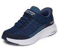 Skechers Garçon Contour Foam Cozy Fit Slip-in ENTRAINEUSE, Navy Textile Navy Synthetic Red Trim, 37 EU