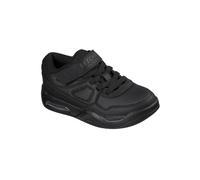 Skechers Garçon Court Tech Baskets, Black Synthetic, 27 EU
