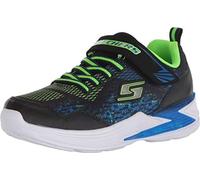 Skechers Garçon Erupters Iii - Derlo Baskets, Noir Black Mesh Synthetic Blue Lime Trim Bblm, 35.5 EU