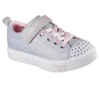 Skechers Garçon Fille Heart Steps-Shimmer Sweetie Basket, Gris Rose, 18.5 EU