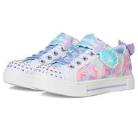 Skechers Garçon Fille Twinkle Sparks-Underwater Magic Basket, Blanc Multicolore, 34 EU