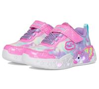 Skechers Garçon Fille Unicorn Charmer Lil Heart Basket, Pink Sparkle Mesh/Multi Trim, 23 EU