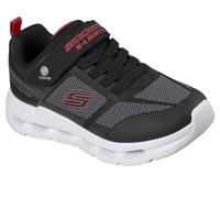 Skechers Garçon Glide-Step Lights Sneaker, Black, 28 EU