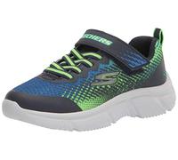 Skechers Garçon Go Run 650 Norvo Baskets, Navy Lime, 27.5 EU