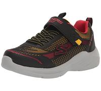 Skechers Garçon Hyper-blitz Basket, Noir, 32 EU
