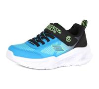 Skechers Baskets Meteor Lights Krendo Lumineuses à scratch Bleu Taille 31 Garçon