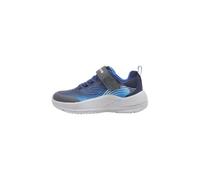 Skechers Baskets Microspec Advance textile synthétique bleu gris garçon 35