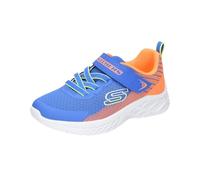 Skechers Garçon Baskets, Royal Textile Bordure synthétique Orange, 4 UK