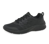 Skechers Garçon Microspec Quick Sprint, Black Textile Trim, 28.5 EU