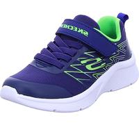 Skechers Baskets Microspec Texlor Garçon Bleu à scratch Taille 35