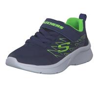 Skechers Garçon Microspec Texlor Sneaker, Navy, 27.5 EU