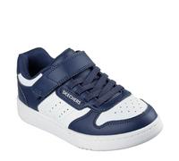 Skechers Garçon Quick Street Basket, Bleu Marine/Blanc, 4 UK Child