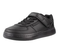 Skechers Garçon Quick Street Lite Baskets, Black Synthetic/Black Trim, 36 EU