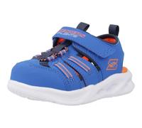 Skechers Garçon Sola Glow Sandal, Blue, 23 EU