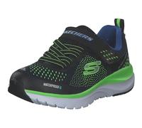 Skechers Garçon Ultra Groove Basket, Textile Bleu Marine avec Bordure Noire, 34 EU