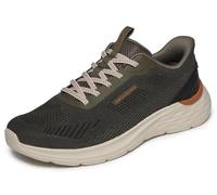 Skechers Chaussures pour Homme Garner – Maille synthétique Vert Olive – 41 EU