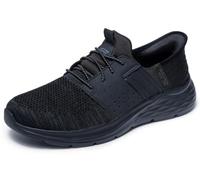 Skechers Chaussures Homme Slip-ins RF Garner-Newick Vegan Noir Taille 42,5 Largeur Moyenne