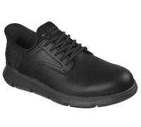 Skechers Garza Carlyn Baskets à Enfiler Mains Libres pour Homme, Noir, 42 EU