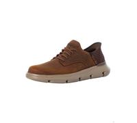 Skechers Chaussures Homme Slip-ins Garza-Gervin – Slip-on décontractées cuir marron foncé 45 EU