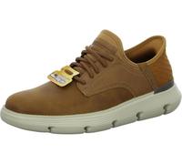 Skechers Garza Gervin Hands Free Slip-ins Baskets pour homme en cuir véritable Marron Pour bureau Marron, marron, 42 EU